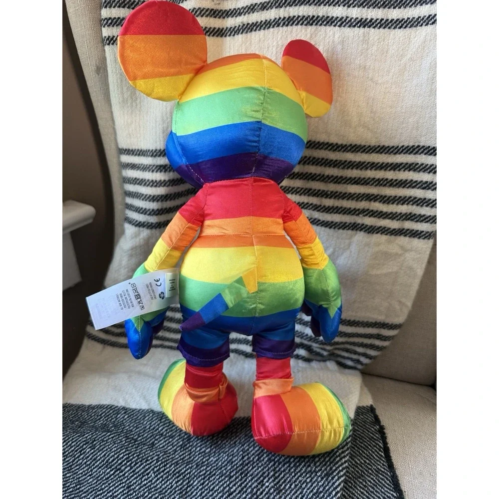 Disney Parks Exclusive 2019 Pride Rainbow Mickey Mouse Plush